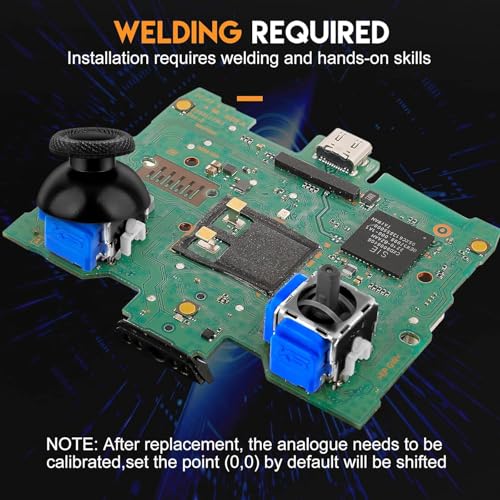 Image of New World KS TMR Electromagnetic Hall Effect 3D Analog Stick with Caps ,Replacement and Repair parts for PS5 Controller , Anti-Drift Analog Sticks - 1pcs