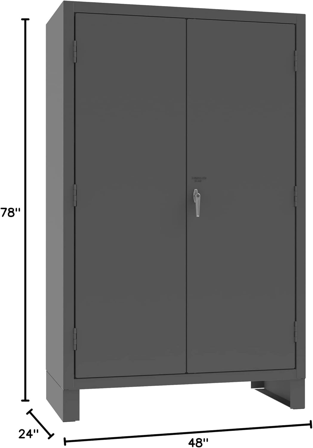 Durham Welded 14 Gauge Steel Heavy Duty Cabinet with 137 Bins, JC-137-3S-95, 24" Length x 48" Width x 78" Height, 3 Shelves