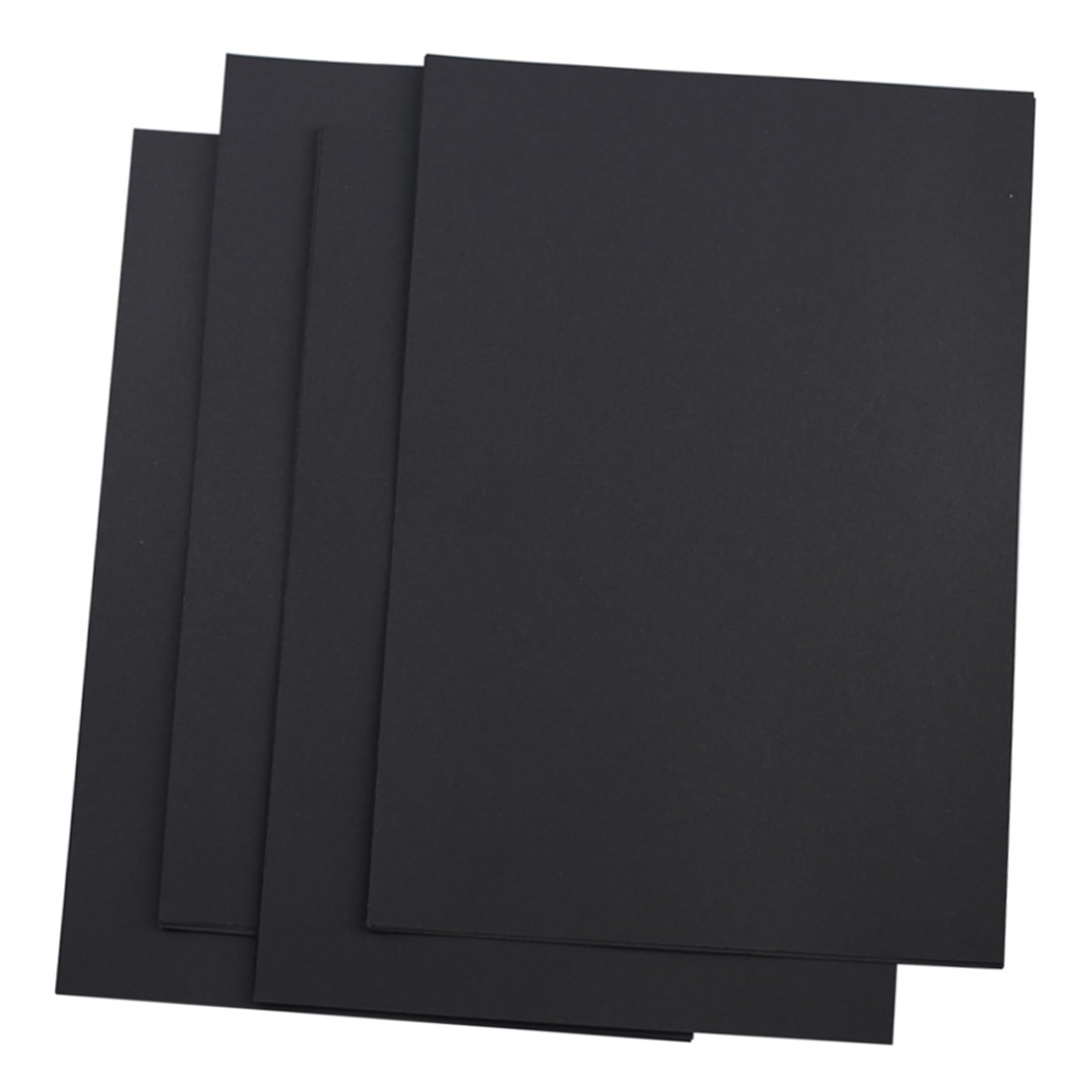 A4 Schwarzes Papier 200gsm, 100 Stück, Dickes Kartonpapier