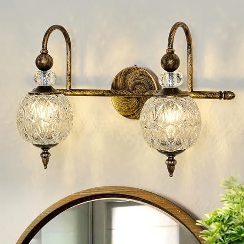 Piepooye 2 luces cambiadoras de color bronce claro