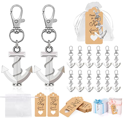 DASIAUTOEM Gastgeschenke Hochzeit, 24Stück Gastgeschenke Taufe Anhänger,Hochzeitsgeschenk Gäste mit Organza Beutel Kraftpapier Anhänger für Gastgeschenke Kommunion Konfirmation Hochzeit Taufe Geschenk