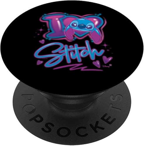 Lilo & Stitch - I Love Stitch PopSockets PopGrip estándar