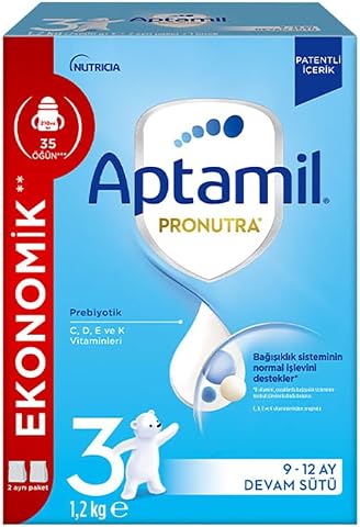Aptamil 3 Prebiyotikli Devam Sütü 1200 Gr