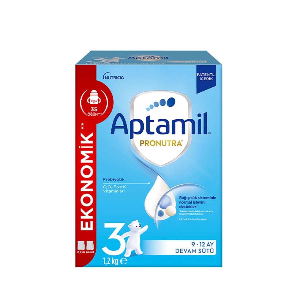 Aptamil 3 Prebiyotikli Devam Sütü 1200 Gr