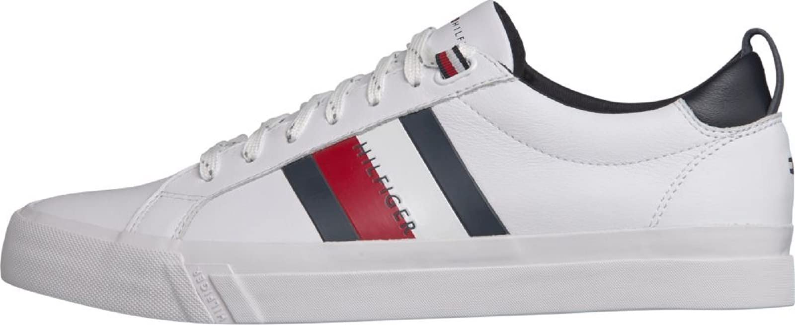 Tommy Hilfiger Zapatillas deportivas para hombre Dino 9A, color blanco