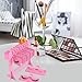 False Eyelash Hanger Rack Eyelash Acrylic Hanger Rack Eyelash Holder Rack False Eyelash Display Stand Eyelash Extension Storage Organizer For Women Girls (Without False Eye Lashes)