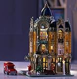 Bausteine Haus mit LED Beleuchtungsanlage