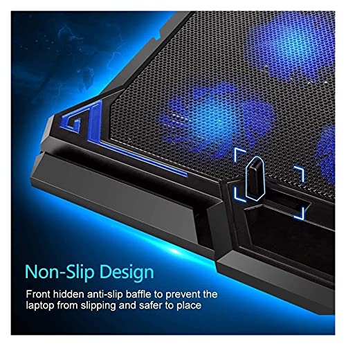 Base para Laptop con 6 Ventiladores y Luces LED Azules miniatura 6