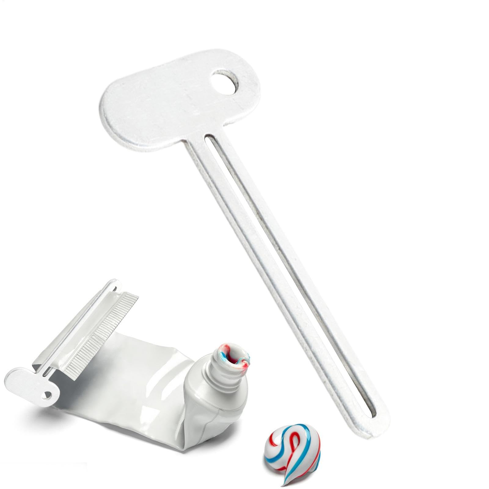 1 Pieces Tube Squeezer Stainless Steel Tube Squeezer Metal Toothpaste Squeezer Metal Tube Squeezer Key for Save Toothpaste