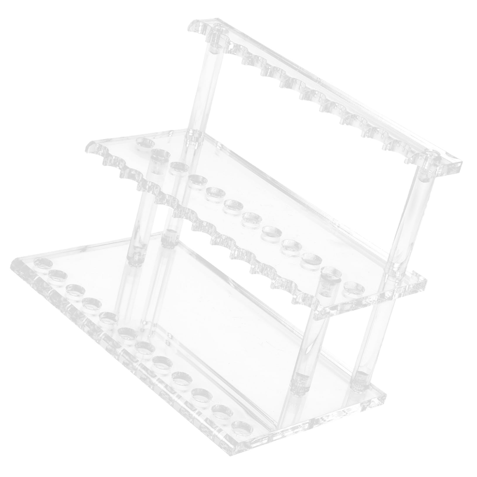 Porta Penne da Scrivania in Acrilico Trasparente, Facile da Pulire, Design Semplice e Raffinato, Espositore Multifunzione per Penne e Cucchiai per Ogni Occasione