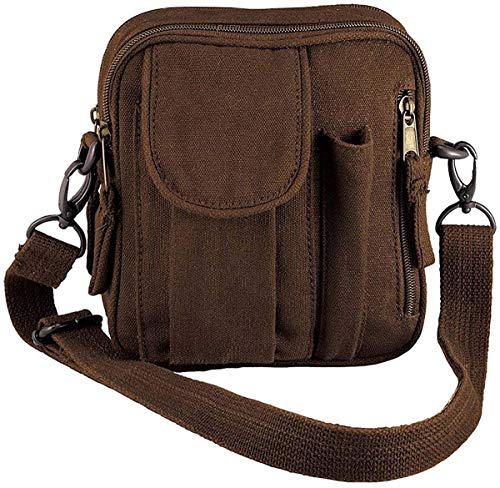 Rothco Excursion Organizer Shoulder Bag – Canvas Crossbody EDC Travel Bag 2L Storage4