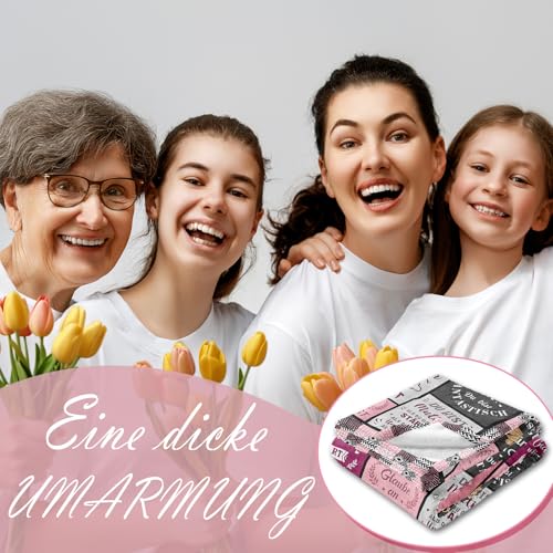 Beste Freundin Geschenke, Geburtstagsgeschenk für Beste Freundin, Umarmung Decken Geschenke für Freundin, Geschenke für Frauen Schwester Kollegin Ehefrau und Mutter zum Geburtstag Decke 130x150CM