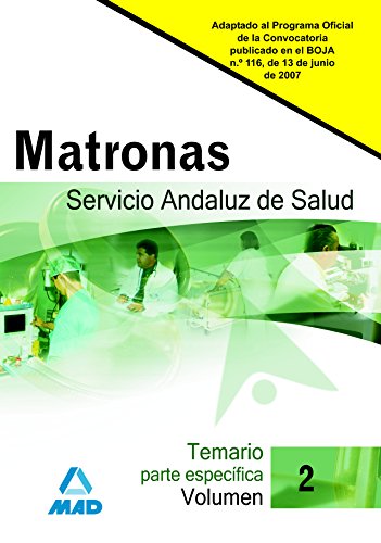 Portada de Matronas del Servicio Andaluz de Salud. Sas. Temario