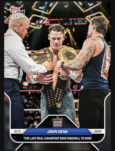 2025 T Now John Cena #137- The Last Real Champion
