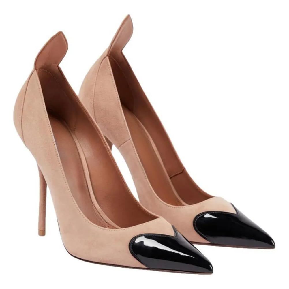 Tacchi Alti da Donna Punta a Punta Chiusa Stiletto Abito da Ufficio Classico Décolleté da Sposa Scarpe da Ballo Sexy