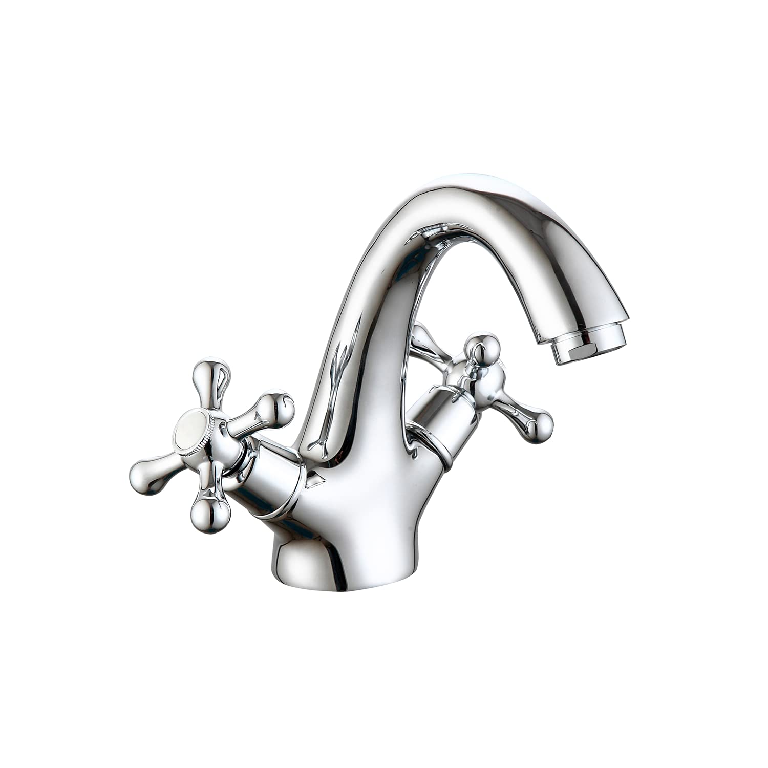 Grifo de lavabo serie Almendro en cromo