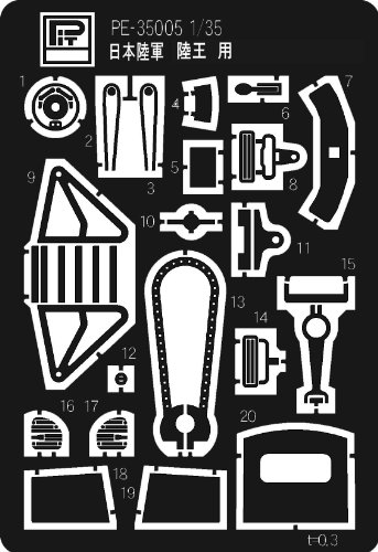 Kit photodécoupe armée japonaise 1:35 PE3505 pour maquette haut de gamme