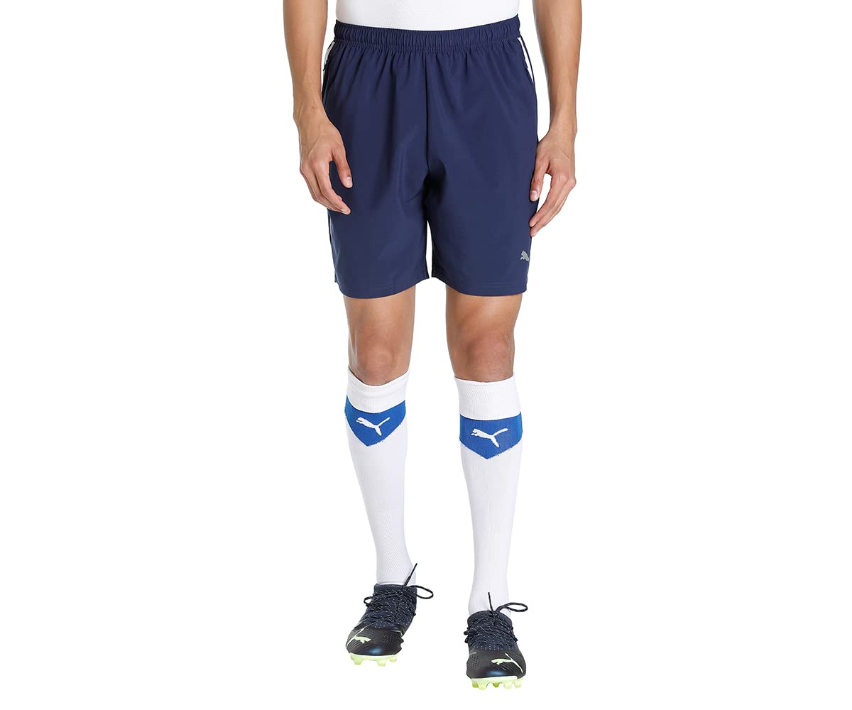 PUMA Men's Teamliga Sideline Shorts, Peacoat-puma Black-puma White, M UK