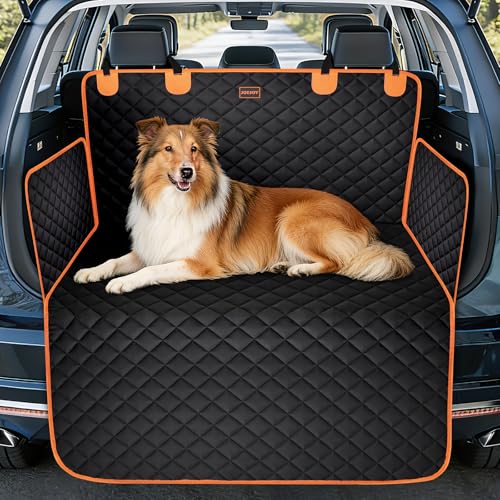 JOEJOY Protection Coffre Voiture Chien avec Protection Latérale, Universel Housse Voiture Chien Imperméable Anti-Rayures, Entretien Facile