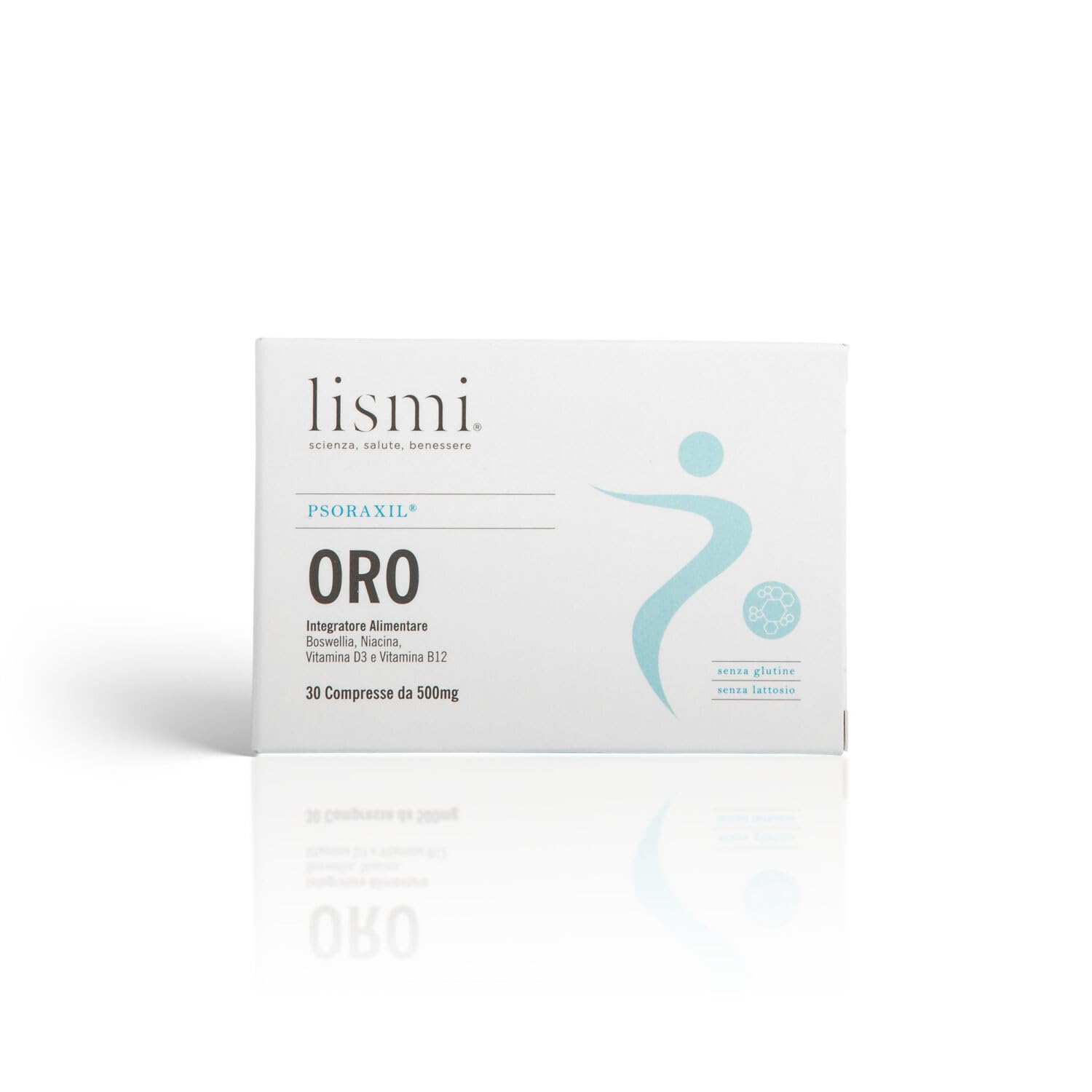 PSORAXIL ORO - Integratore per la Psoriasi, per il Benessere della Pelle e Mucose, Infiammazioni e Alterazioni Cutanee, Dona Protezione Osteo-Articolare, Made in Italy, Confezione da 30 Compresse