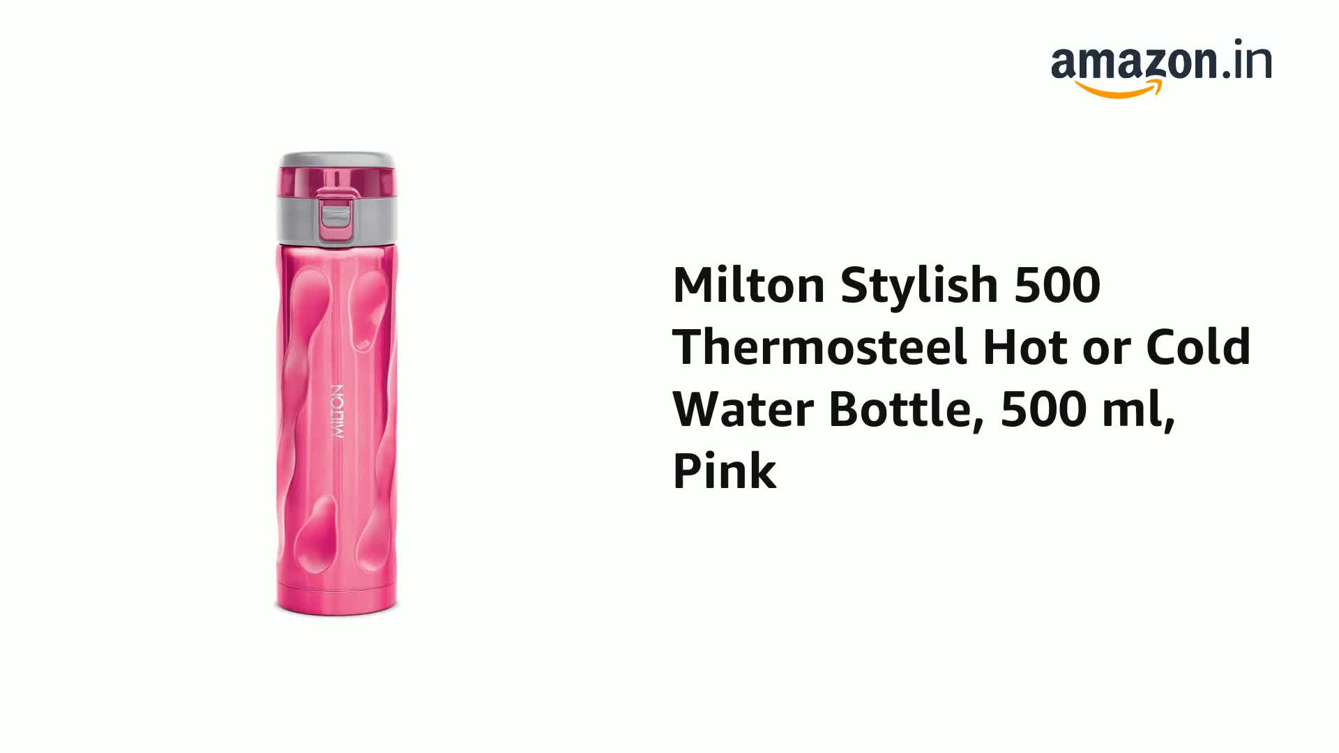 milton stylish water bottle