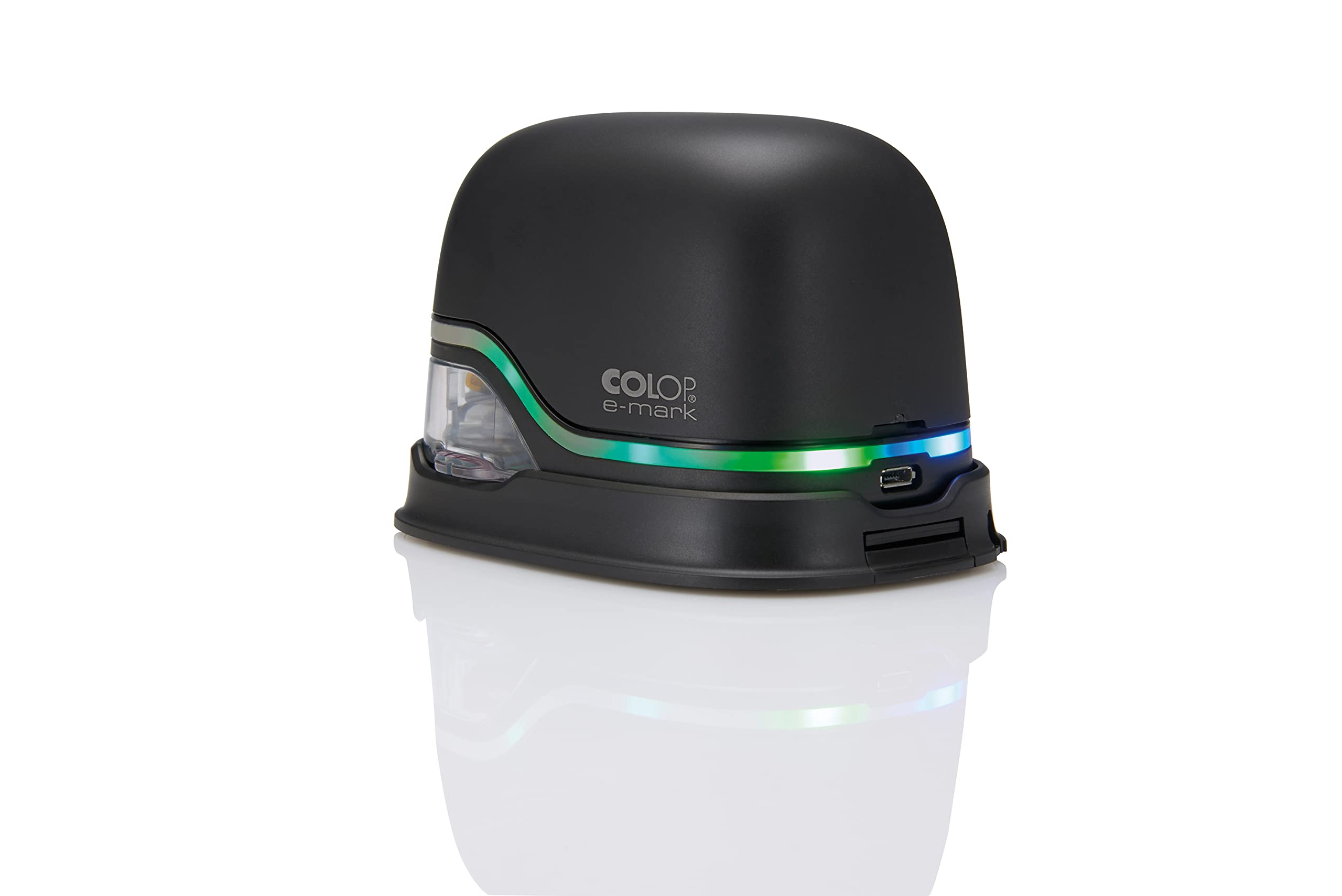 COLOP - COLOP e-mark 600 dpi Nero Portatile Mobile Mano Stampante (600 mAh Li-Ion Batteria, USB/Wi-Fi) per Multicolore Stampa - 1 Pezzo