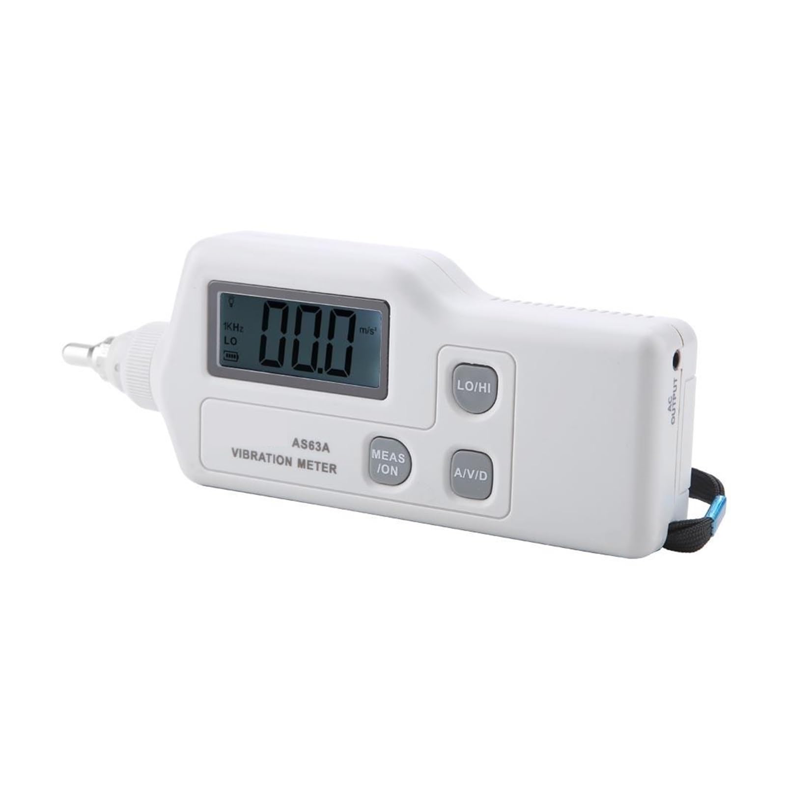 Gqnblvhzupdm One Color Vibration Tester As63a Smart Sensor Acceleration/Displacement Velocity Vibration Analyzer Vibrometer Portable Meter
