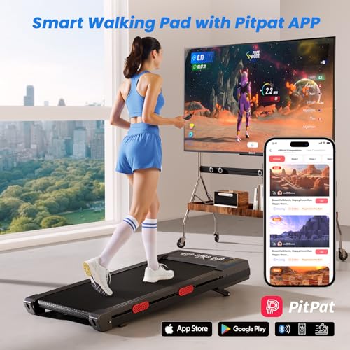 Image of Superun Walking Pad with 6% Incline, Under Desk Treadmill for Home Office, 3 in 1 Portable Walking pad Treadmill with Remote Control, 2.5HP Quiet Mini Treadmills, 300 lbs Capacity
