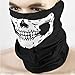 SOFIT SF-01 Skull Mask, Mascarilla Fantasma de Medio Cráneo Tubular Estirable, Motociclista...