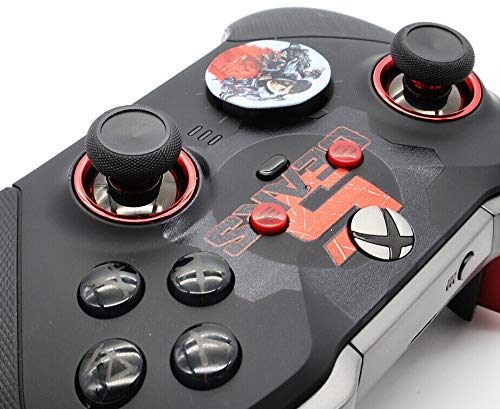 UN-MODDED Custom Controller Compatible with Xbox ONE Elite Series 2 (with 3.5 Jack) for All Major Shooter Games… (Multiple Designs Available) (GOW 5)