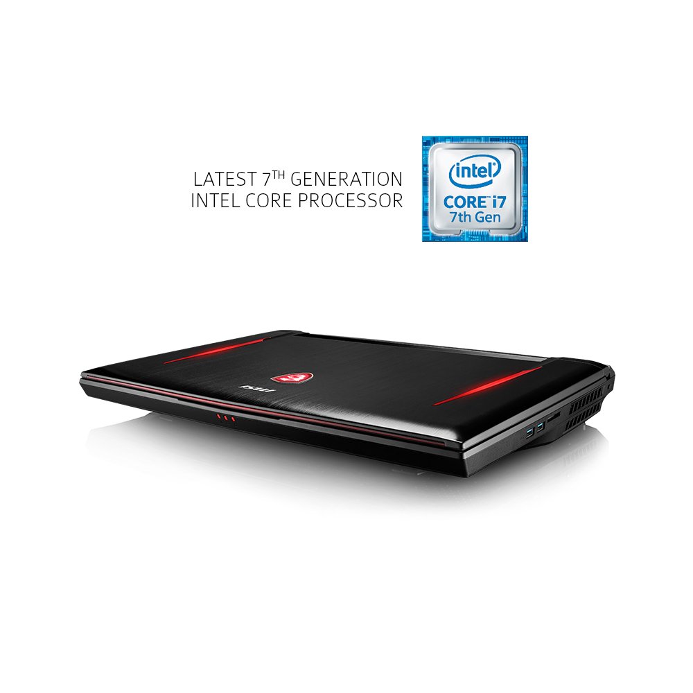 MSI 4K Display Extreme Gaming Laptop 17.3-Inch (i7-7700HQ GTX1080