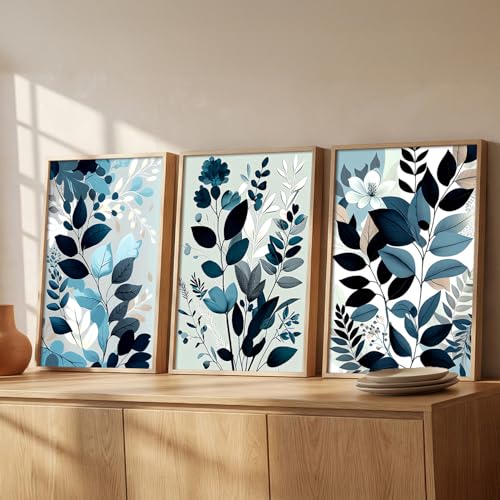 Image of kotart Painting for Wall Decoration - Modern Art Wall Decor Framed Painting for Living Room Bedroom - Framed Wall Posters /Paintings with Frame Set of 3 (Art-6, 13X17 inch)
