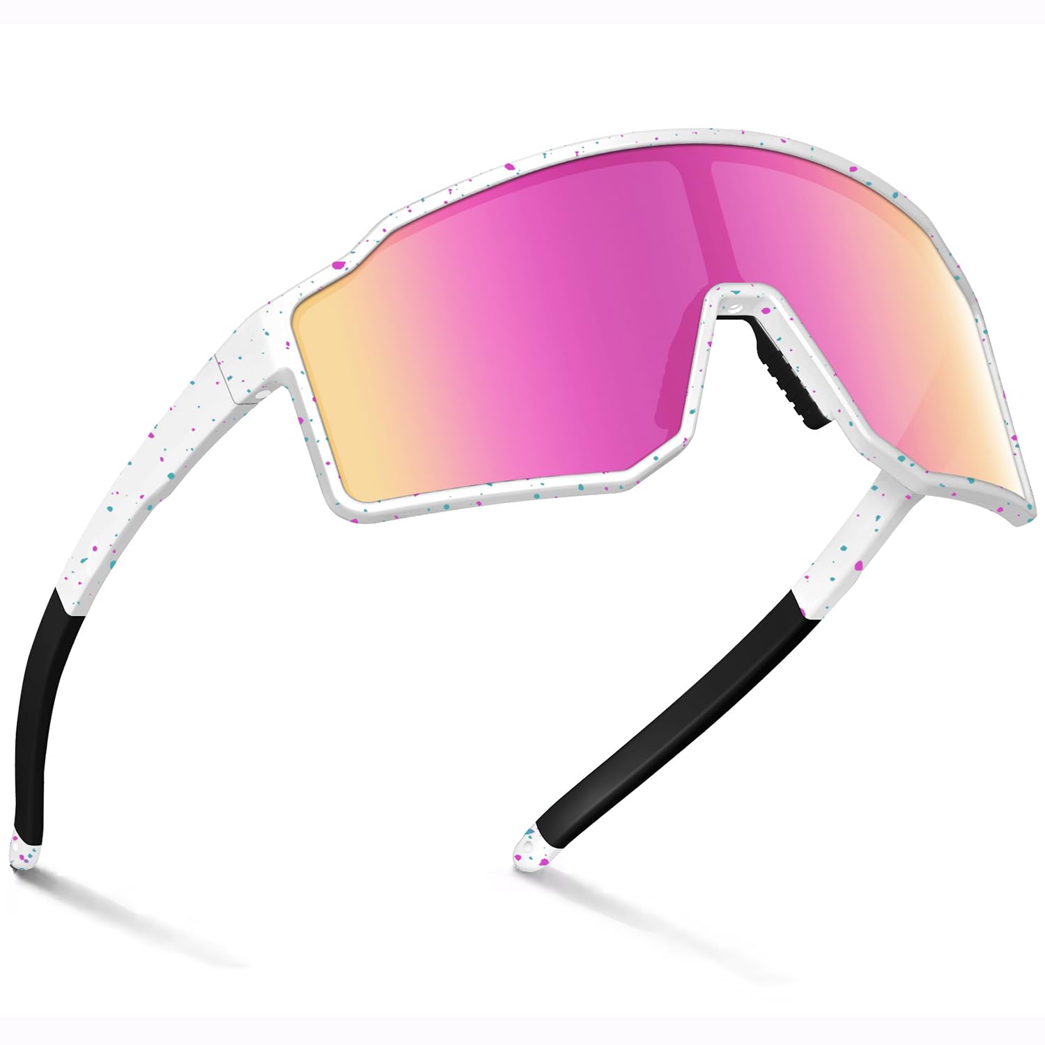 FMY Gafas de sol de sóftbol para jóvenes, lentes de sol polarizadas UV400, protección TR90, ligeras para niños y niñas de 6 a 16 años