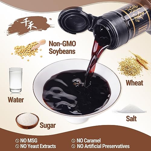 Qianhe Premium Light Soy Sauce - Zero-Additive Brewed Seasoning Soy Sauce Non-Gmo thumb #1