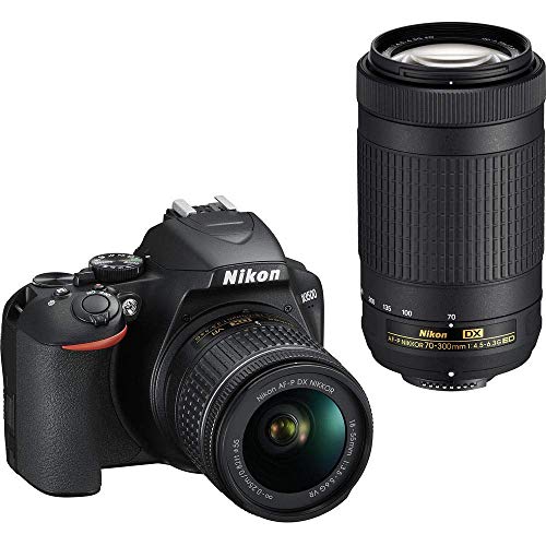 Nikon D3500 DSLR con lentes 18-55mm y 70-300mm kit miniatura 2