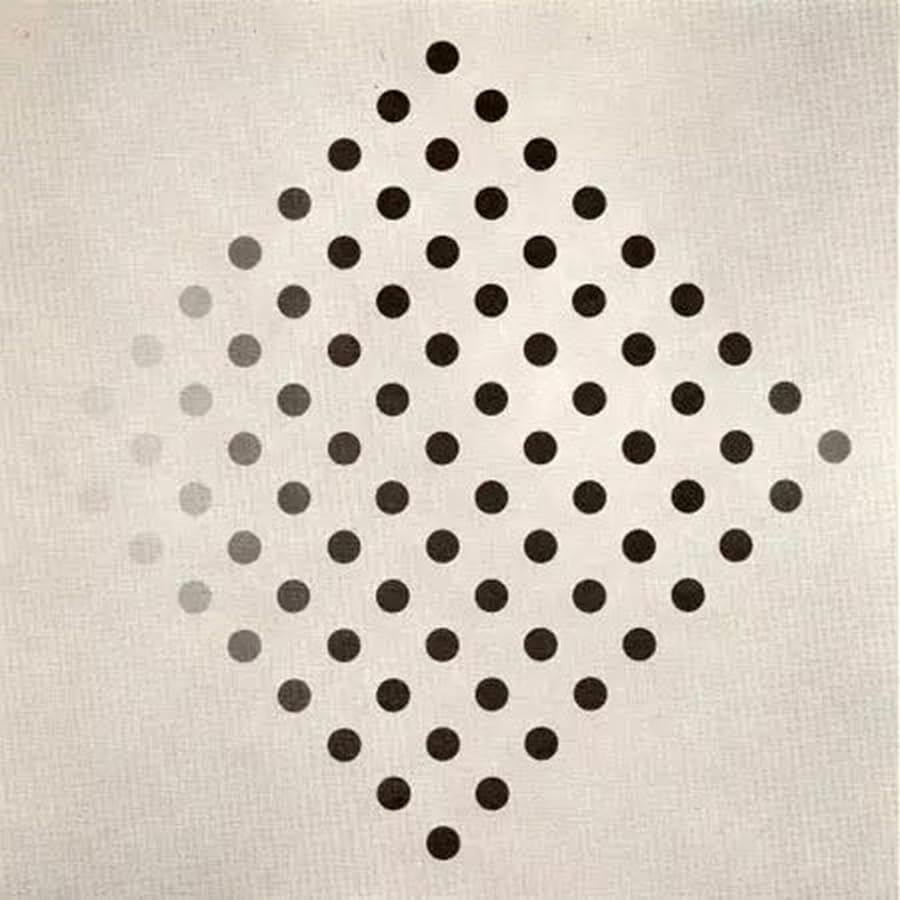 Bridget Riley Affiche peinture sur toile art mural abstrait déco 30x30cm