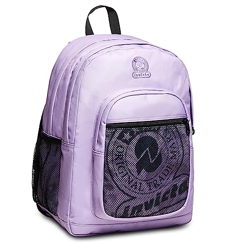 Invicta Zaino Scuola Dial, Rosa, Doppio Scomparto con Tasca Frontale, Tasca Porta Borraccia, Tasca con Organizer, Zaino Viaggio