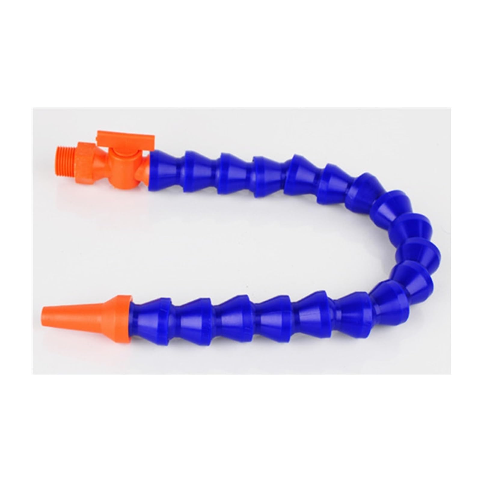 Tubo flessibile regolabile in plastica per acqua e Tubo refrigerante for tornio CNC 10 pezzi 300 mm Plastica 1/4, 3/8, 1/2 pollice(Flat No Switch,1 2 10pcs)