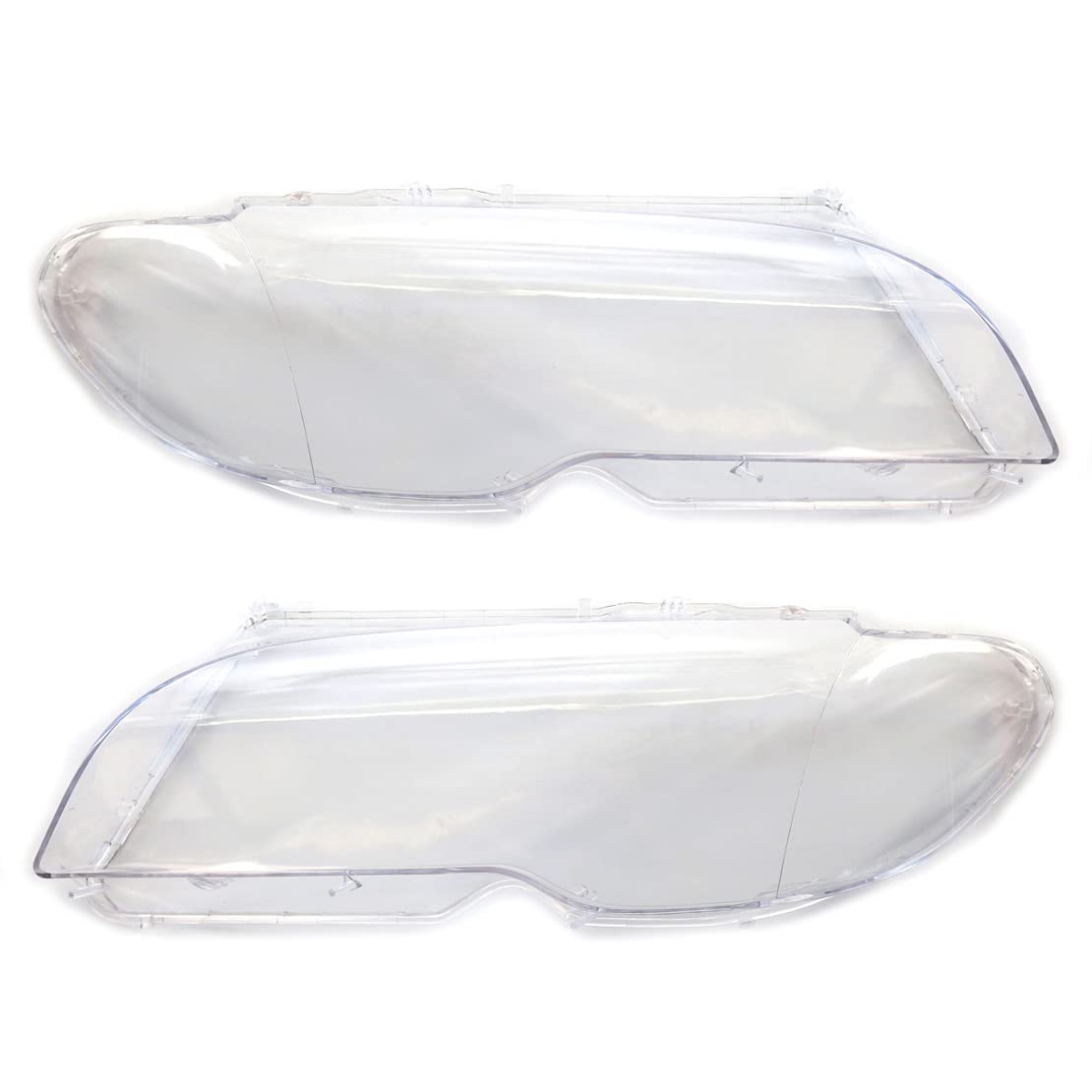 LETAOSK 1 Pair Clear Headlight Lens Headlight Cover 63127165907  