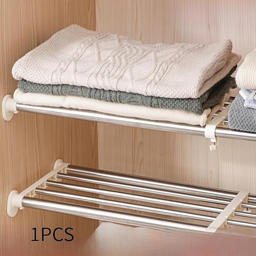 Étagère de rangement extensible et cloison DIY pour placard - 3