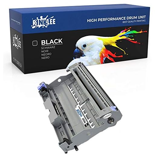 RINKLEE DR2000 trumenhet kompatibel med Brother DCP-7010 DCP-7020 DCP-7025 HL-2030 HL-2032 HL-2040 HL-2050 HL-2070 MFC-7220 MFC-7420 MFC-7820 MFC-7820N FAX-2820 FAX-2920 | Hög kapacitet 12 000 sidor