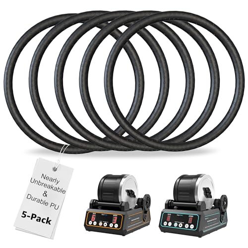 rock tumbler pu replacement belt for k1 amp k1 pro  upgraded durable anti-break design not compatible with other models  5 pack