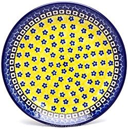 Polish Pottery Plate - Salad/Dessert (7 3/4") - Sunburst