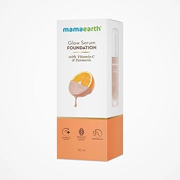 ファンデーション mama Amazon.com: Mamaearth Glow Serum Foundation - 01 Ivory Glow