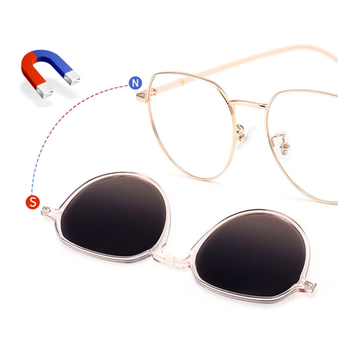 Gafas de sol con clip magnético