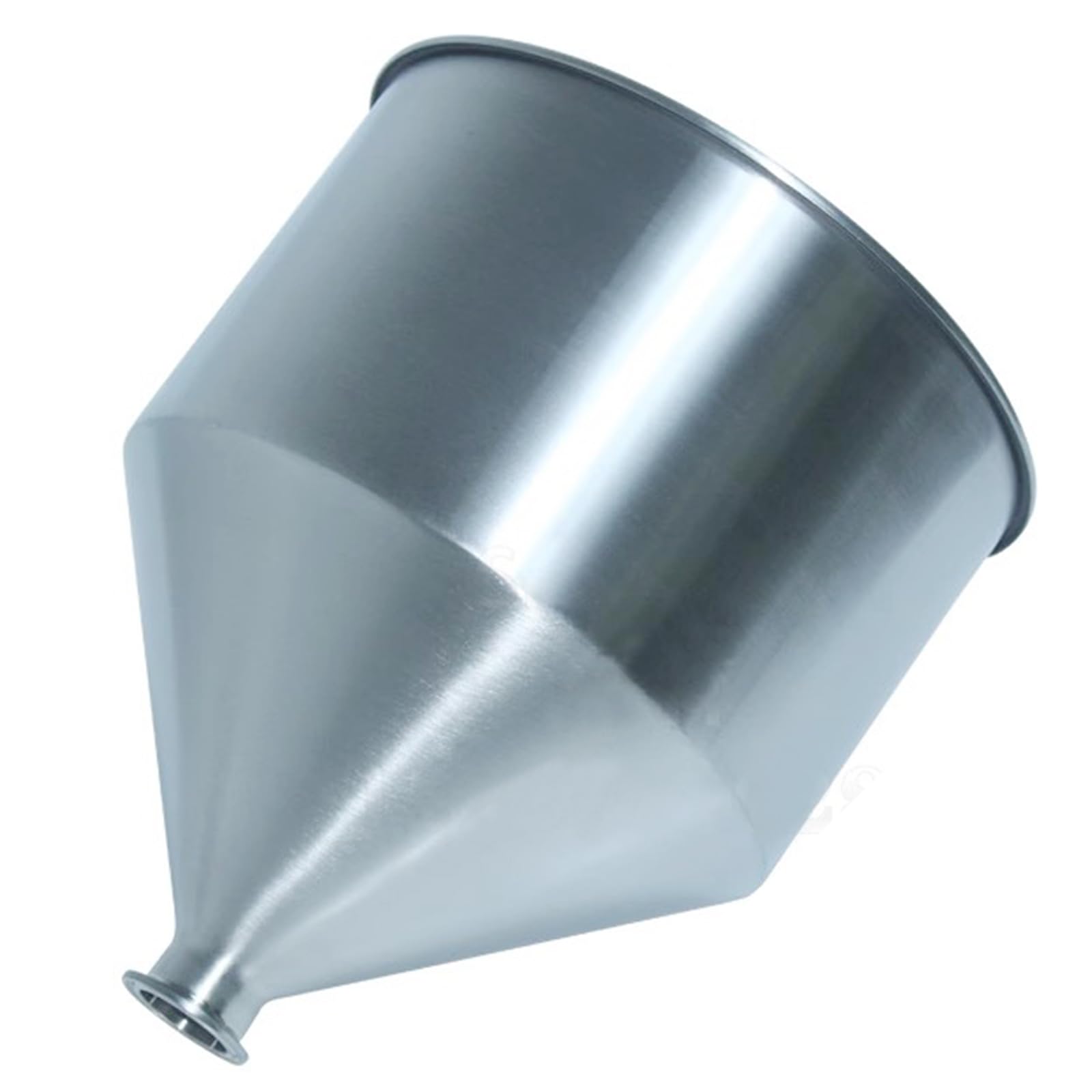 10L/2.2 Galón Máquina De Llenado Tolva, Acero Inoxidable 304 Líquido Pasta Tolva De Llenado Embudo De Servicio Pesado Para Agua Aceite Crema Recipiente De Llenado, Plata, 64mm
