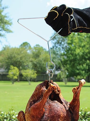 image for King Kooker Turkey Rack and Lifting Hook Kit. For use with King Kooker