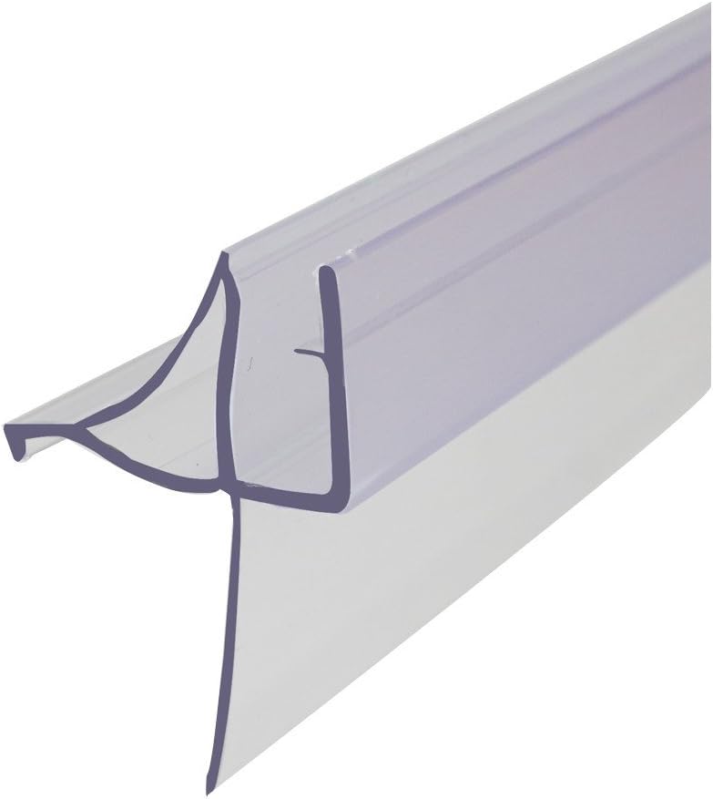 Bottom Shower Door Seal 36 Inch Long Gasket Water Barrier for Glass Door Transparent