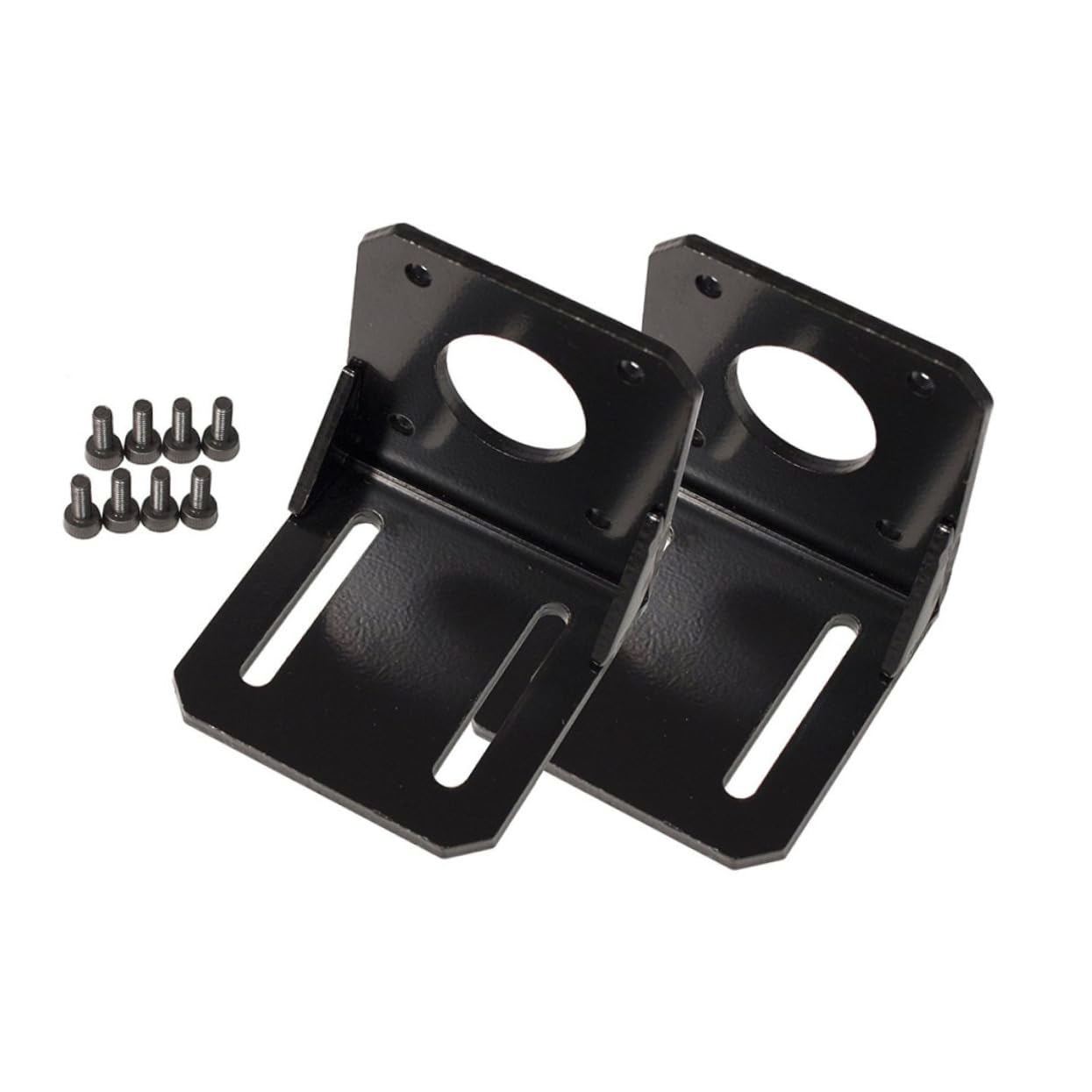 2 Pack 17 l- shape fixed seat Nema 17 Stepper Motor Mounting Bracket Nema 17 Fixed stepper motor mount stand Machine fixed cutting machine clamp seat support bracket set gear