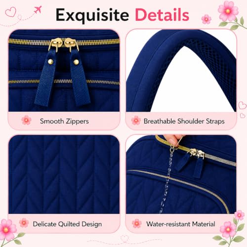 Image of Baby Diaper Bag | Diaper Bag for Mothers For Travel | Baby Bags For Mothers Carry | Baby Diaper Bag For Mother For Travelling |Quilted Lugguage Nappy Handbags